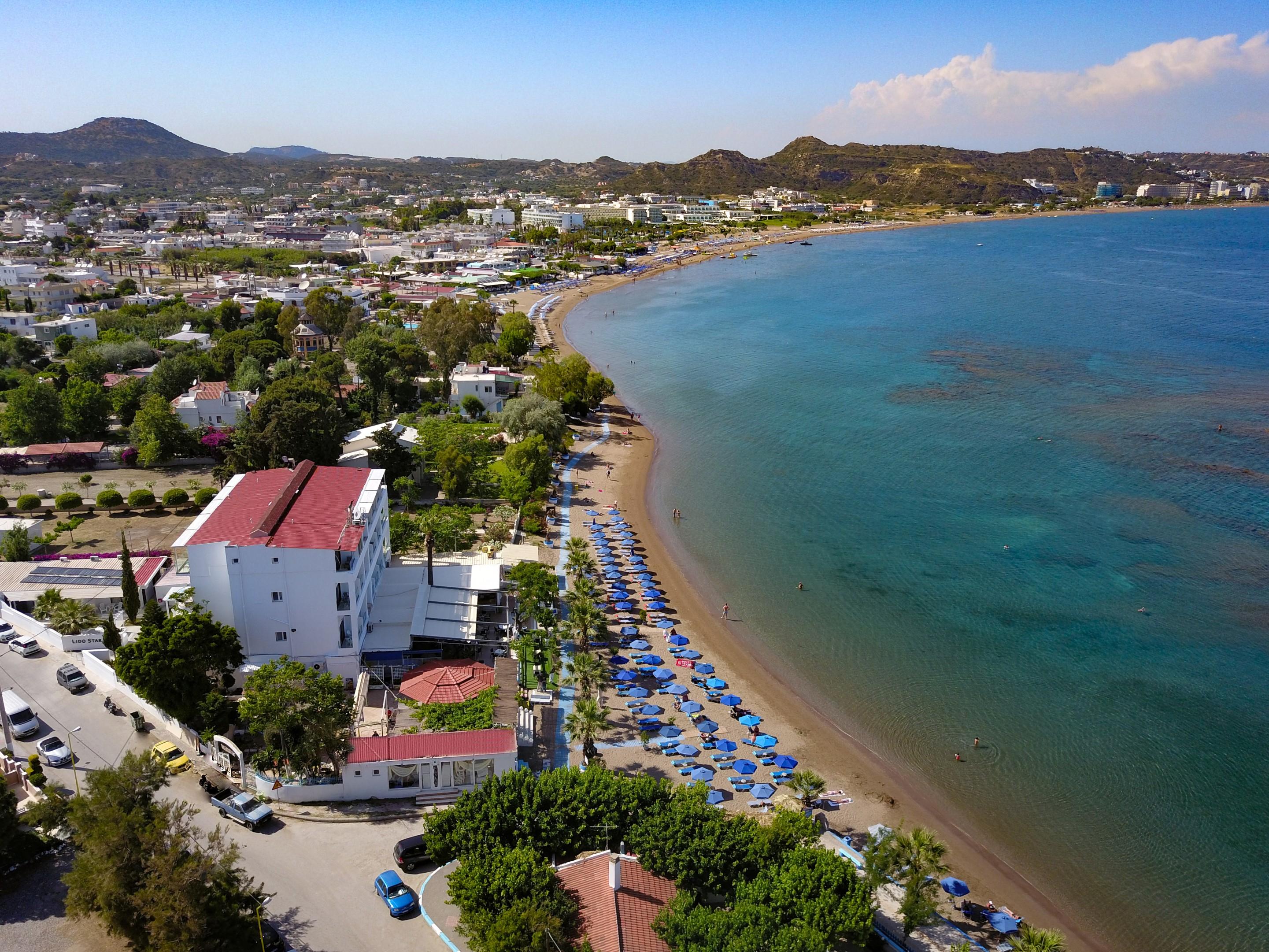 Готель Lido Star Beach Фаліракі Екстер'єр фото